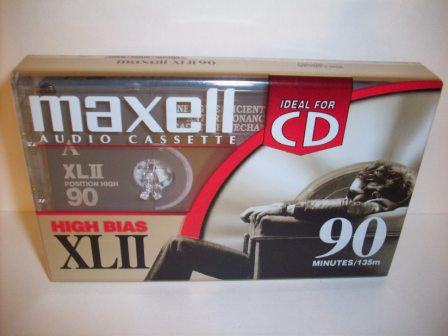 Maxell Audio Cassette 90 Minutes (SEALED)
